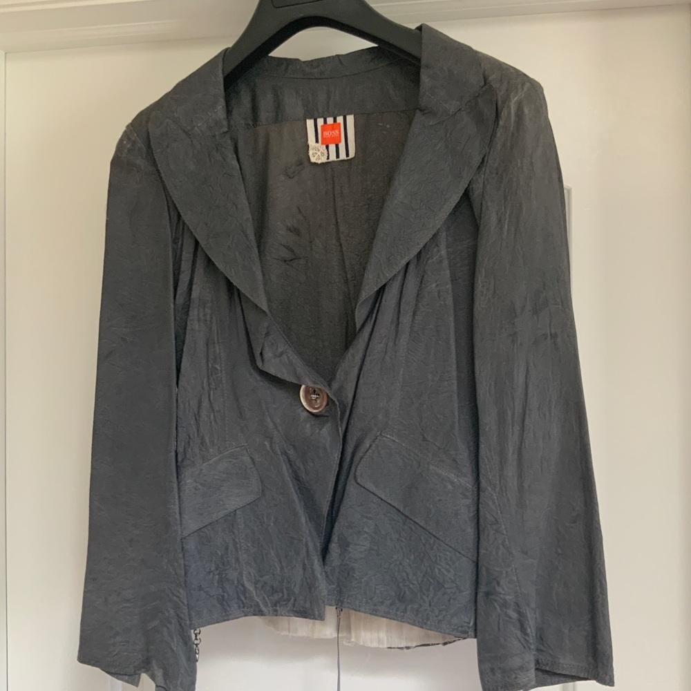 Hugo Boss Leather Blazer